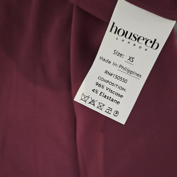 HOUSE OF CB 'Alia' Mulberry Mini Dress - Picture 3 of 6